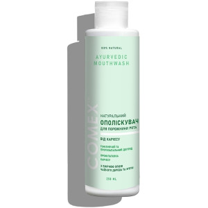 Comex anti-caries mouthwash, refreshing, with tea tree and mint essential oil, natural, 250 ml